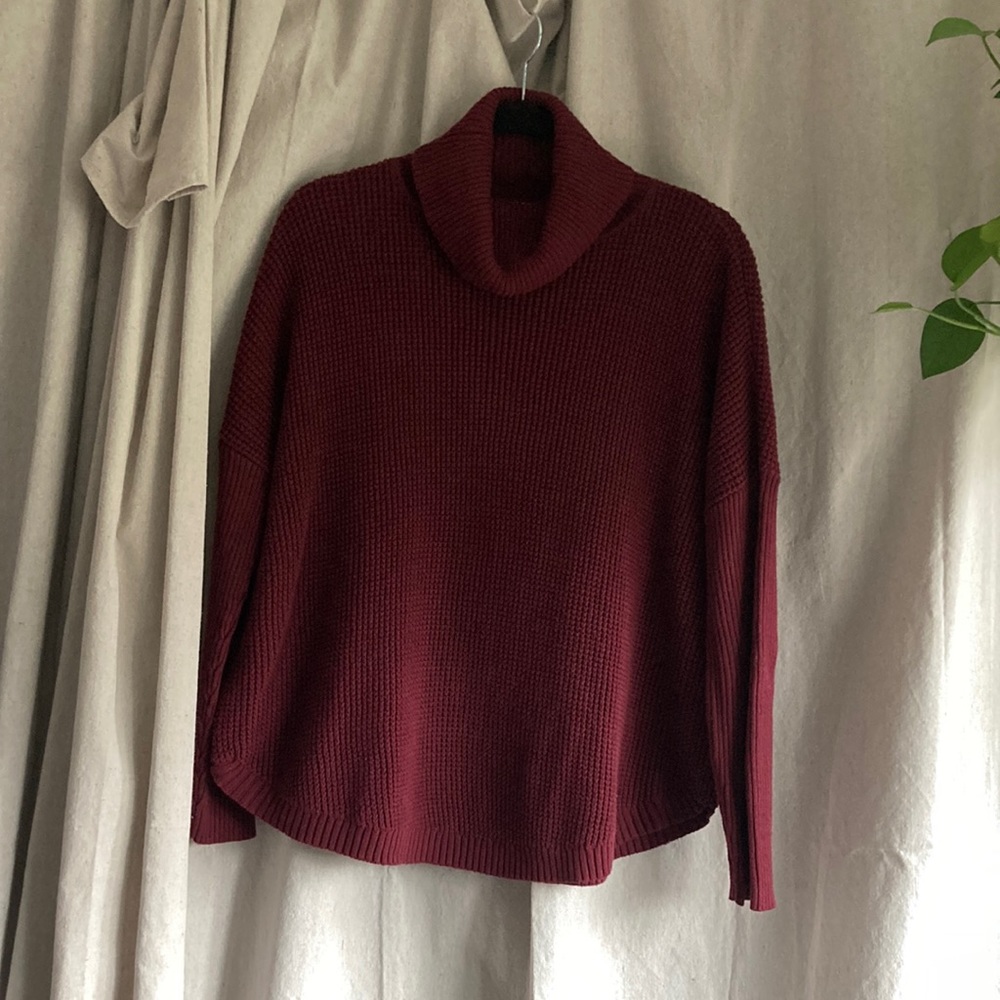 Burgundy Michael Kors Sweater XL